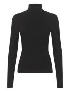 Drewgz Rollneck Puff Noos Tops Knitwear Turtleneck Black Gestuz