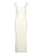 Lace Wide Strap Dress Maxikjole Festkjole White ROTATE Birger Christen...