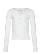 T-Shirt Long-Sleeve Tops T-shirts Long-sleeved T-shirts White Sofie Sc...