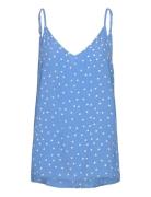 Vianell Top Sl Tops T-shirts & Tops Sleeveless Blue Lollys Laundry