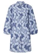 Yassabbie 7/8 Shirt Dress S. - Ex Kort Kjole Blue YAS