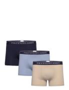 Classic Stretch-Cotton Trunk 3-Pack Boksershorts Navy Polo Ralph Laure...