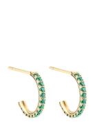 Celine Crystal Earring Accessories Jewellery Earrings Hoops Gold By Jo...