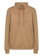 Sc-Banu Tops Sweat-shirts & Hoodies Sweat-shirts Beige Soyaconcept