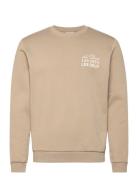 Triple Sweatshirt Tops Sweat-shirts & Hoodies Sweat-shirts Beige Les D...