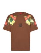 Diblostee Designers T-shirts Short-sleeved Brown HUGO