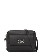 Re-Lock Camera Bag W/Flap_Pbl Bags Crossbody Bags Black Calvin Klein