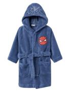 Nmmosel Spiderman Bathrobe Mar Morgenkåpe Badekåpe Blue Name It