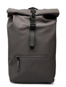 Rolltop Rucksack W3 Ryggsekk Veske Grey Rains