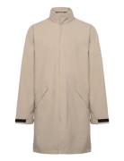 Rømø Lw Rain Long Jacket Outerwear Rainwear Rain Coats Beige H2O