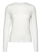 Lr-Ika Tops T-shirts & Tops Long-sleeved White Levete Room