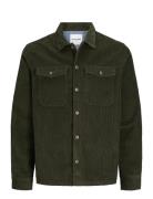 Jjeeddie Corduroy Overshirt Ls Sn Tops Overshirts Khaki Green Jack & J...