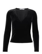 Xvikypic Tops Blouses Long-sleeved Black Mango