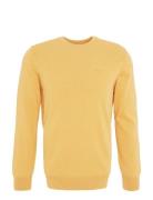 Barbour Pima Cotton Crew Neck Designers Knitwear Round Necks Yellow Ba...