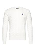 5/1 Roving Cotton-Lsl-Plo Designers Knitwear Round Necks White Polo Ra...