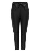 Onlpoptrash Easy Coated Pant Pnt Noos Bottoms Trousers Leather Legging...