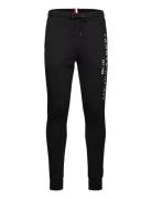 Tommy Logo Sweatpants Bottoms Sweatpants Black Tommy Hilfiger