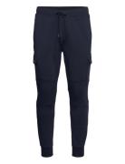 30/1 Double Knt Cvc-Cgo Bottoms Trousers Cargo Pants Navy Polo Ralph L...