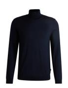 Musso-P Tops Knitwear Turtlenecks Navy BOSS