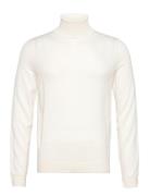 Musso-P Tops Knitwear Turtlenecks Cream BOSS