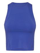 Adv T Perforated Tank W Sport Crop Tops Sleeveless Crop Tops Blue Craf...