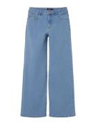 Nlftaulsine Dnm Hw Wide Pant Noos Bottoms Jeans Wide Jeans Blue LMTD