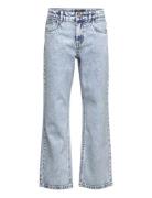 Nlmt Izza Dnm Dad Straight Pant Noos Bottoms Jeans Wide Jeans Blue LMT...