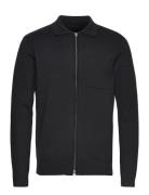 Inmuhlan Tops Knitwear Full Zip Jumpers Black INDICODE