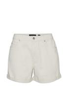 Vmzuri Hr Loose Shorts Mix Bottoms Shorts Denim Shorts White Vero Moda