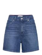 Dnm Straight Short Hw Suki Bottoms Shorts Denim Shorts Blue Tommy Hilf...