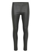 Cubettine Leggings Bottoms Trousers Leather Leggings-Bukser Black Cult...