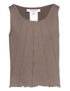 Cotton Top Tops T-shirts Sleeveless Brown Rosemunde Kids