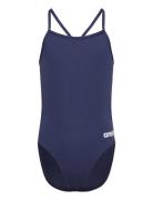 Girl's Team Swimsuit Challenge Solid Sport Swimsuits Navy Arena