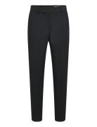 Slfrita-Ria Mw Cropped Pant Fd Noos Bottoms Trousers Chinos Black Sele...