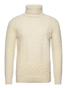 Turtle Neck Sweater Héritage Tops Knitwear Turtlenecks Cream Armor Lux