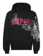 Doliveto Designers Sweat-shirts & Hoodies Hoodies Black HUGO