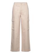 Cargo Trousers Bottoms Trousers Cargo Pants Cream Rosemunde