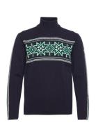 Tindefjell Masc Sweater Tops Knitwear Turtlenecks Navy Dale Of Norway