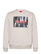 Duragol_U242 Designers Sweat-shirts & Hoodies Sweat-shirts Beige HUGO