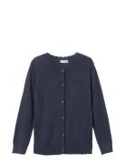 Nkfvam Ls Knit Card K Noos Tops Knitwear Cardigans Navy Name It