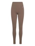 Cattiasw Leggings Bottoms Running-training Tights Brown Sofie Schnoor