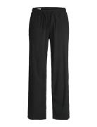 Jpstbill Jjwide Crinkle Jogger Pant Bottoms Trousers Casual Black Jack...