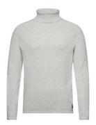 Jjehill Knit Roll Neck Noos Tops Knitwear Turtlenecks Grey Jack & J S