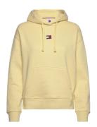 Tjw Bxy Badge Hoodie Tops Sweat-shirts & Hoodies Hoodies Yellow Tommy ...