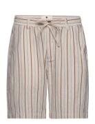 Aklt Jan Structure Ela Shorts Bottoms Shorts Casual Beige Anerkjendt