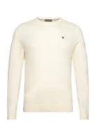 Merino Ck Designers Knitwear Round Necks White Morris