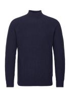 Slhsorett Ls Knit High Neck W Tops Knitwear Turtlenecks Navy Selected ...