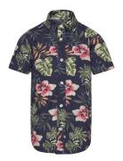 Jjchill Aop Shirt Ss Jnr Tops Shirts Short-sleeved Shirts Multi/patter...