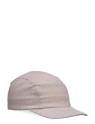 Cap Striped Accessories Headwear Caps Beige Huttelihut