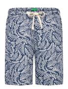 Bermuda Bottoms Shorts Casual Blue United Colors Of Benetton